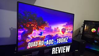 AOC AGON Q27G4F: Monitor QHD 27 IPS 180Hz - Vale a pena comprar? | ANÁLISE COMPLETA