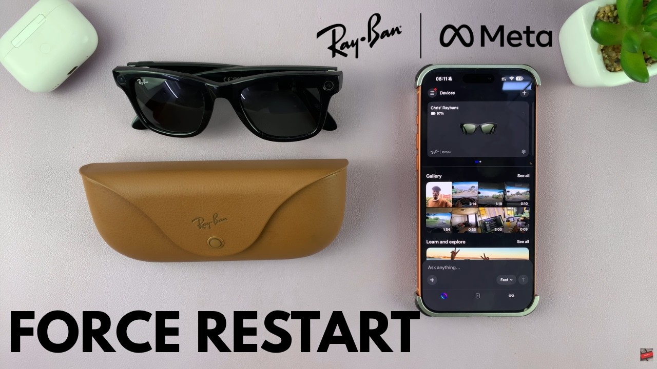 Как принудительно перезагрузить умные очки Ray-Ban Meta AI