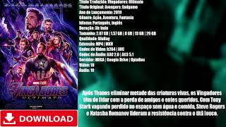 🎬  Download Vingadores: Ultimato (2019) 🎬