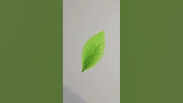 VẼ LÁ CÓ KHÓ GÌ ĐÂU? #shorts