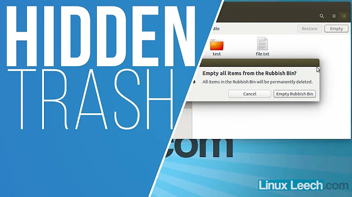How to Empty Trash that Won't Delete - linux