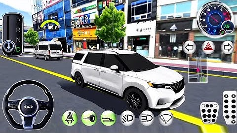 3D Driving Class - SUV Kia Car Vs Bullet Train Crazy Race - Android Gameplay