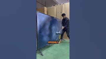 It’s impossible to break this TV 🤯