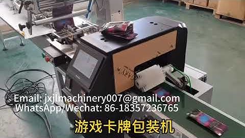 Automatic Card Dispenser Friction Feeder Flow Packing Machine