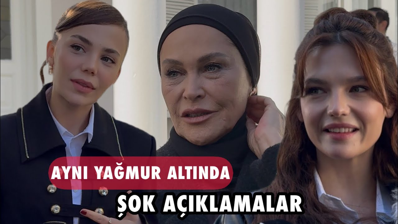 Aynı Yağmur Altında Dizi Oyuncuları Soruları Yanıtladı! Hülya Avşar Tesettüre Girdi