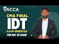 CMA FINAL IDT EO From SEPt 15th 2025