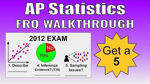 AP Statistics FULL FRQ Walkthrough (2012 Exam)