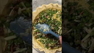 Let’s make a spring quiche! #asmr