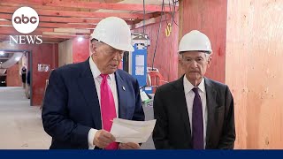 Trump presses for rate cut during tour of multi-billion renovation with Fed chair