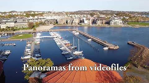 Panoramas from a videofile with Microsoft ICE