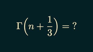 Gamma(n+1/3)