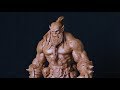 Скульптура персонажа "ОРК" - ORC sculpting/Warcraft