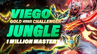 Viego Jungle: Comparing a GOLD Vs CHALLENGER with 1 MILLION points each! (Fix these mistakes In S13)