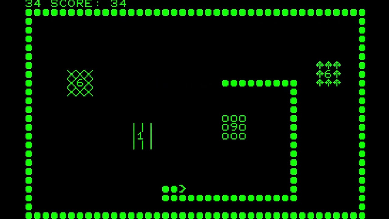 Arrow (Commodore PET). Score: 83 #retrogaming #games #commodore #short #shortvideo #retrogame #snake