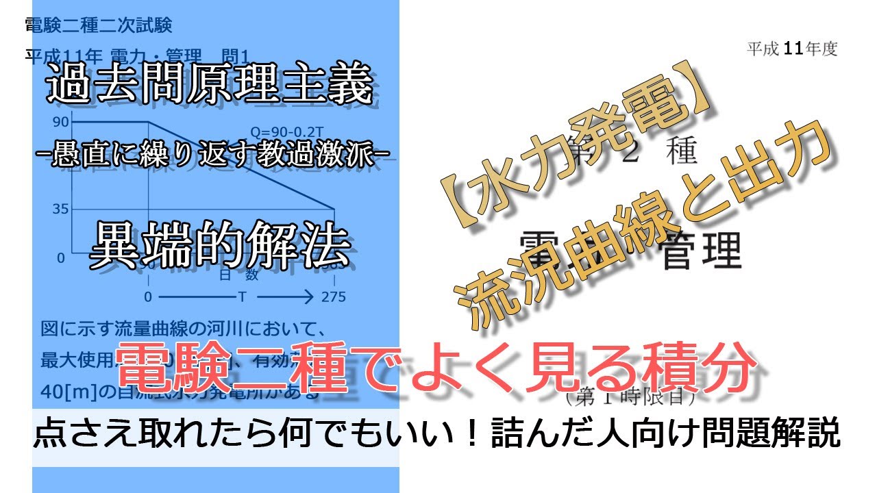 電験二種二次】-解答例-平成9年電力管理問4改※水力(並：水車の比
