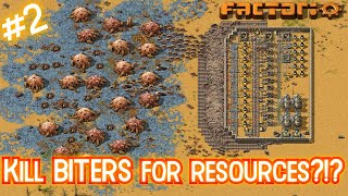 Can you beat Factorio WITHOUT ORE PATCHES?? // Part 2: 'Fight Fire with Fire' or 'Tazer with Laser'?