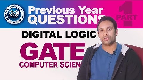 GATE Computer Science CS Previous Year Question Solutions - Digital Logic - Part 1