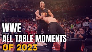 WWE All Table Moments of 2023