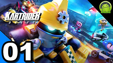 KartRider: Drift HD Gameplay Walkthrough Part 1 - First Time Playing
