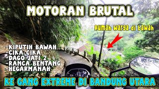 Riding Brutal ke Gang Gang sempit dan Extreme di Bandung Utara @alyaasatria 