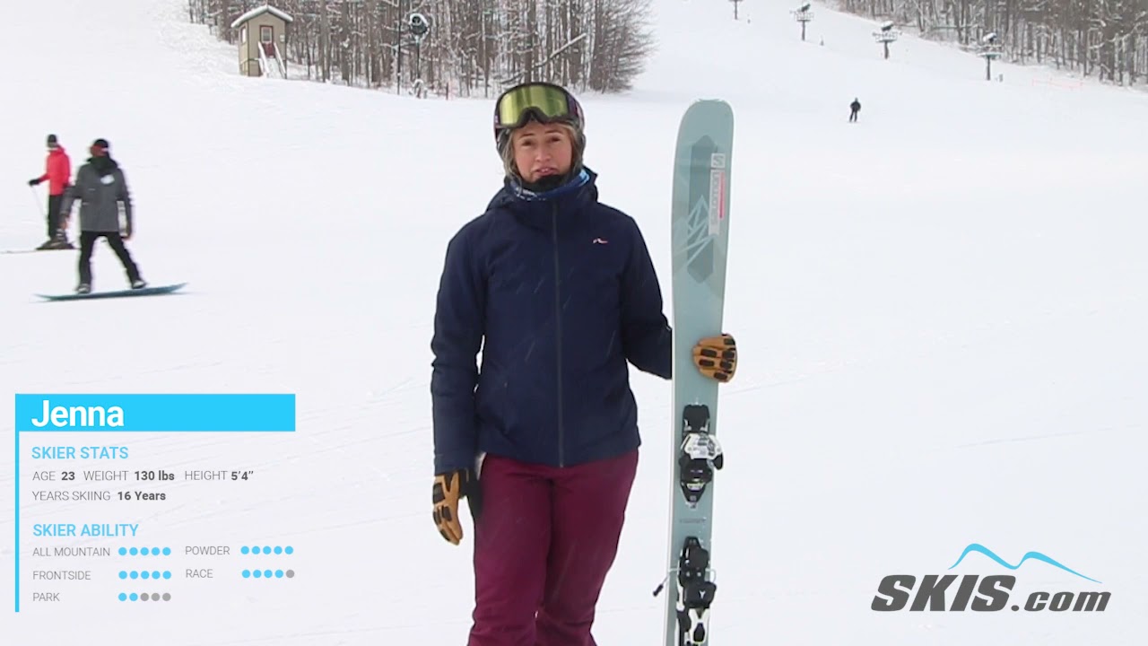 Jenna's Review-Salomon 99 Skis 2022-Skis.com - YouTube