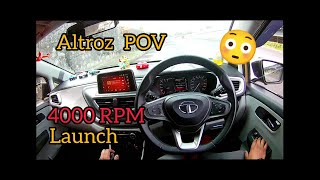 Altroz POV Drive Video - Driver's Point Of View In Altroz || Crazy 4000 RPM Launch