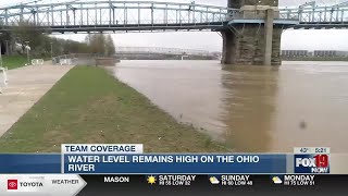 Rising Ohio River causing events, Cincinnati Reds fireworks, to be canceled