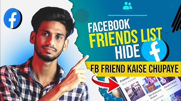 How To Hide Facebook Friends List | Facebook Friend List Hide Kaise Kare 2023