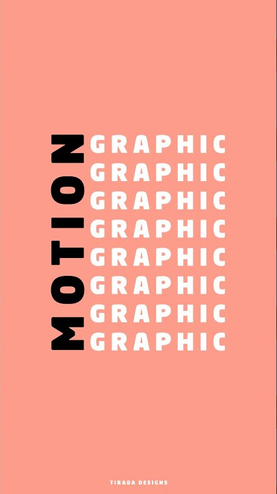 MOTION GRAPHICS Typography Animation