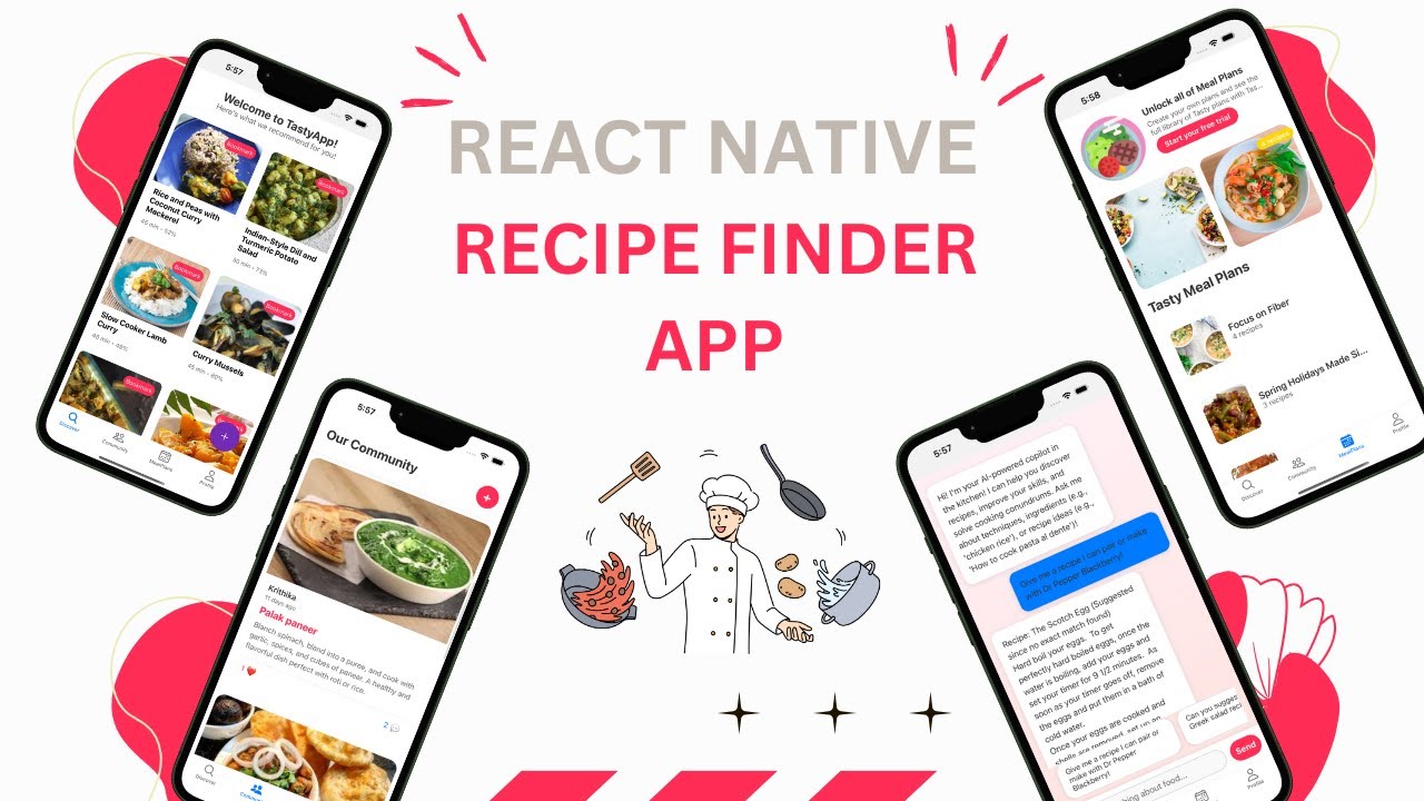 🔴 Let's build a Full Stack Recipe App with REACT NATIVE using Mongo Db ...