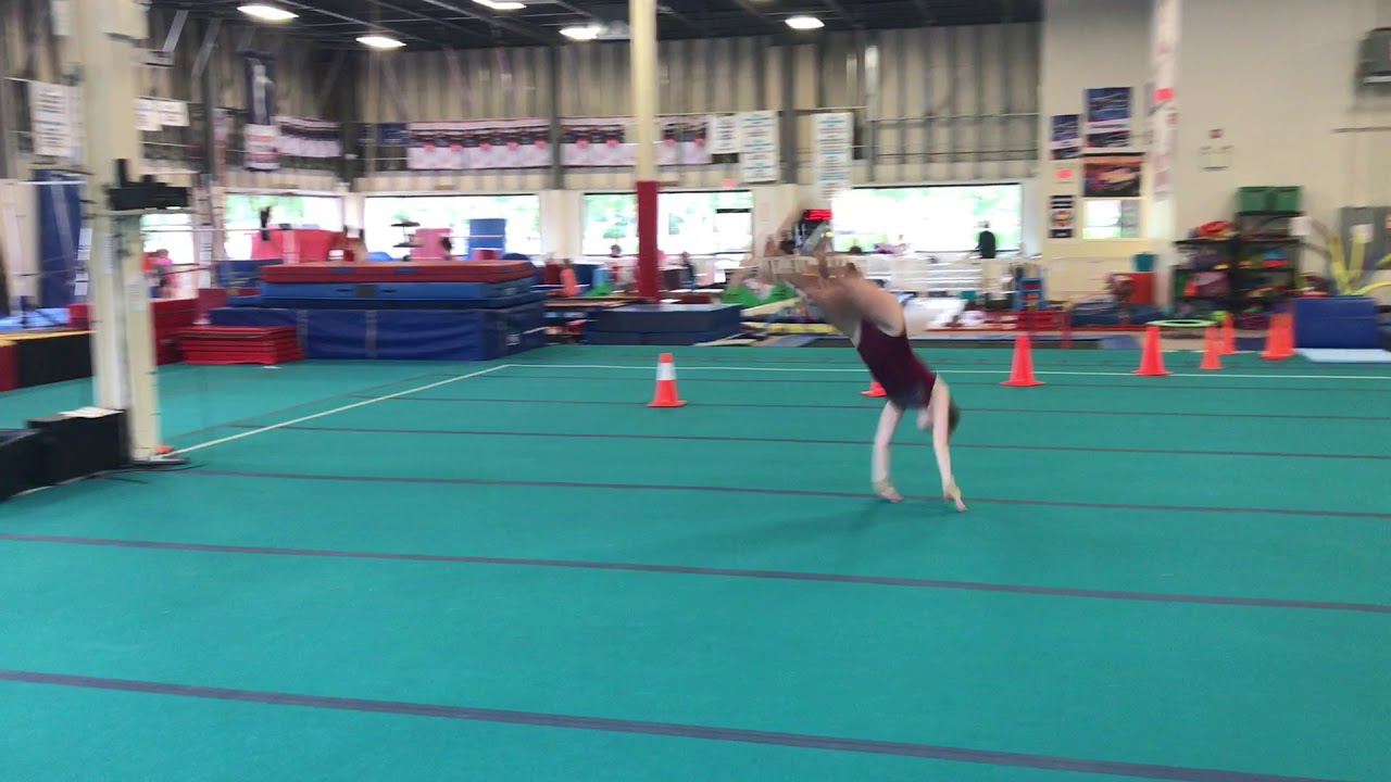Round-off Handspring Layout - YouTube