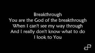 Video thumbnail of "Eddie James Breakthrough lyrics."