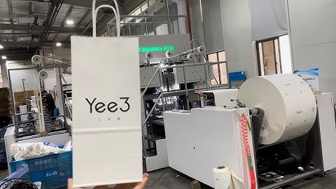 High Speed! New Design Automatic Coffee Paper Bag Making Machine With Rope Handle/ Small Twist bag