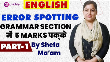 Error Spotting Grammar Section By Shefa Ma