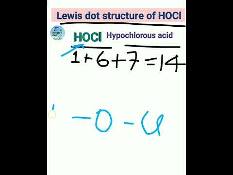 वीडियो: HOCL की लुईस संरचना क्या है?