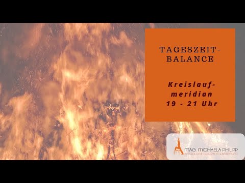 Kreislauf-Meridian Tageszeitbalance