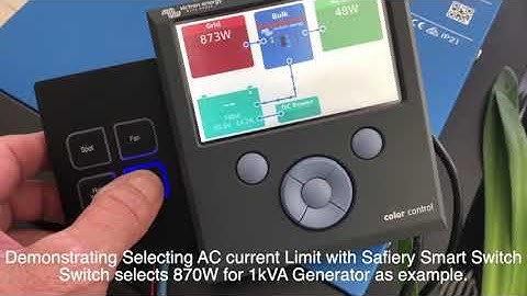 Switching AC Input Current Limit on Victrom 3000W Inverter Charger