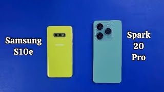 Tecno Spark 20 Pro Vs Samsung S10e Speed Test | Which Phone you better to