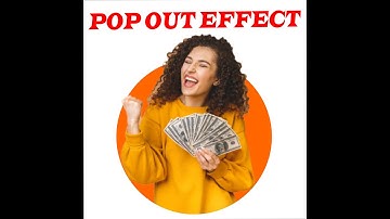 Pop Out Effect In Corel Draw
