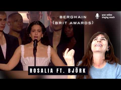 Rosalía ft Björk - Berghain LIVE (Brit Awards) - Vocal Coach Reaction & Analysis