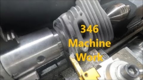 Husqvarna 351/346 Conversion Part 2 Port timing Squish and Machine Work