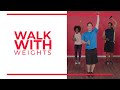 Walk With Weights | At Home Workout Videos