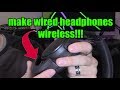 How to MAKE BOSE SOUNDTRUE AE II headphones Wireless