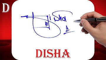 Disha Name Signature Style - D Signature Style - Signature Style of My Name Disha
