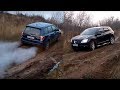 Subaru Forester vs. Nissan Qashqai offroad, part 1