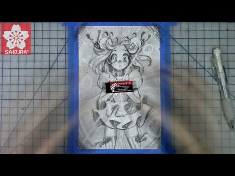 pigment ink printers Reductive Eraser Manga Drawing Technique with Lemia Crescent