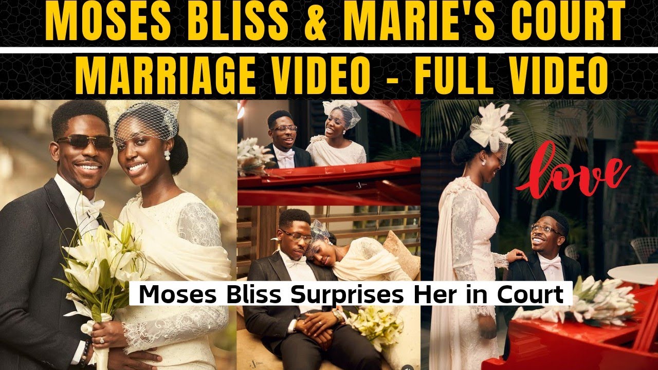 Moses Bliss and Marie's Court Marriage - FULL VIDEO - Moses Bliss Surprises Her in Court. ❣️💌