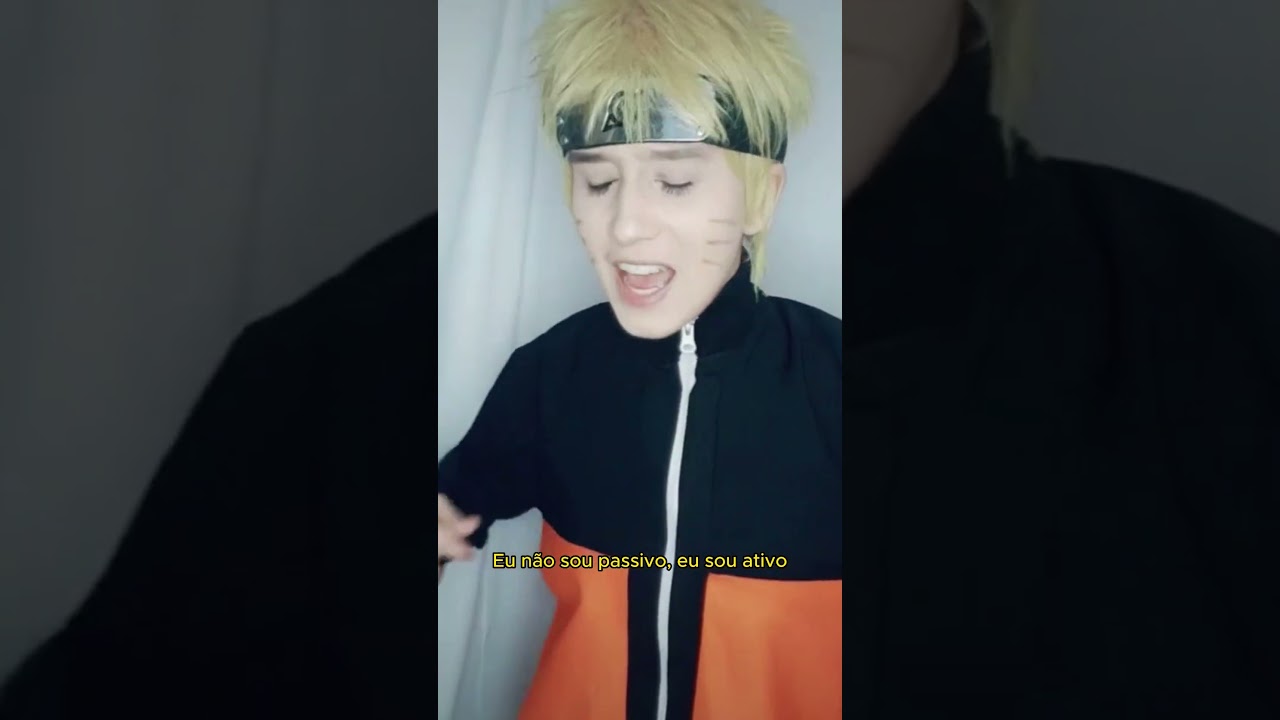 Naruto consegue falar com garotas?! 🤔 #cosplay #larucosplay #naruto #narutoshippuden