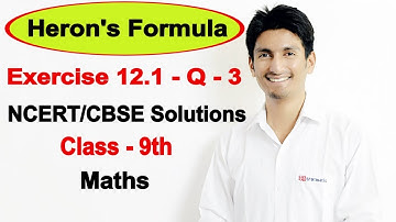 Chapter 12 Exercise 12.1 - Question 3 - Heron