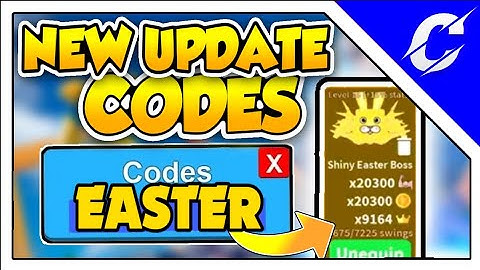 All "New Secret Easter Update Codes 2020 | Roblox Saber Simulator